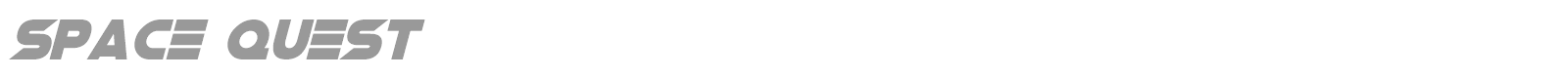 Space Quest font preview